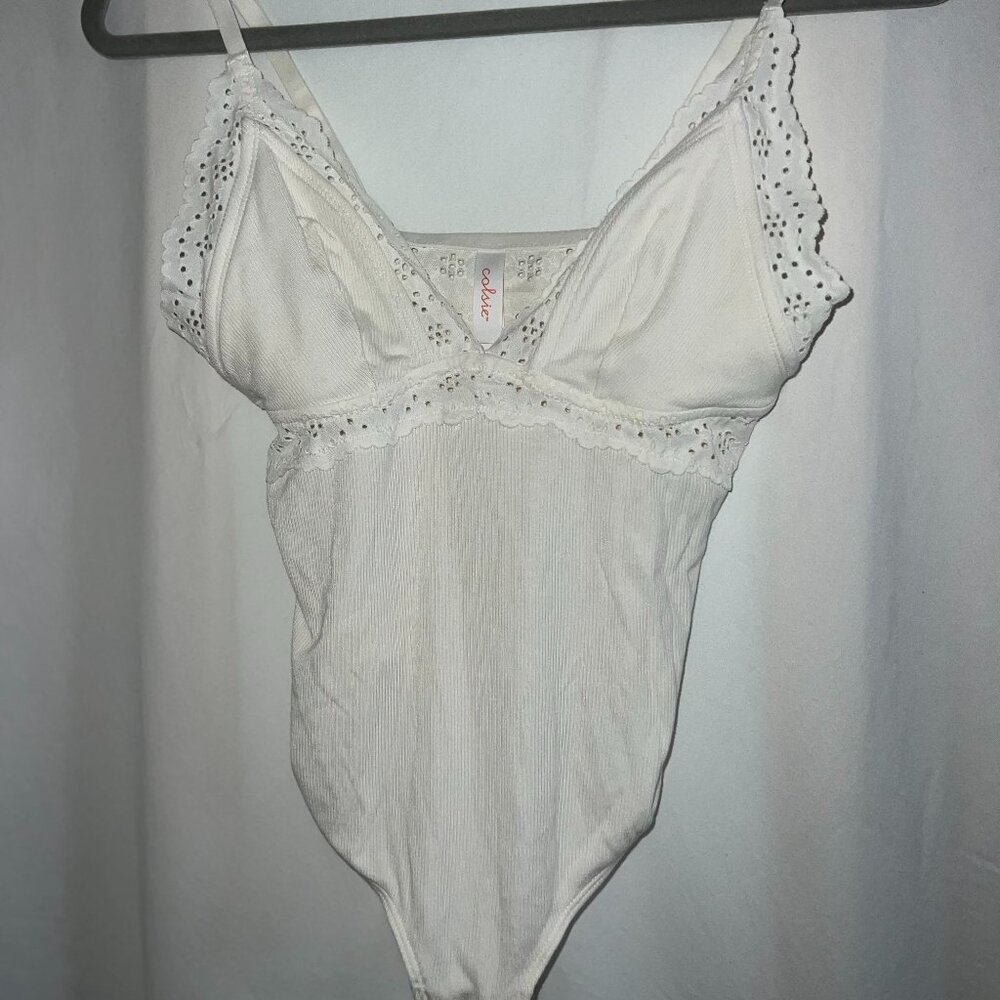 white bodysuit tank